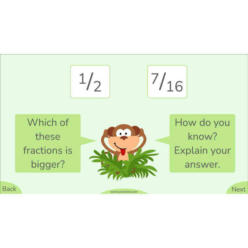 PlanBee Fractions in Action: Year 3 Fractions Planning by PlanBee