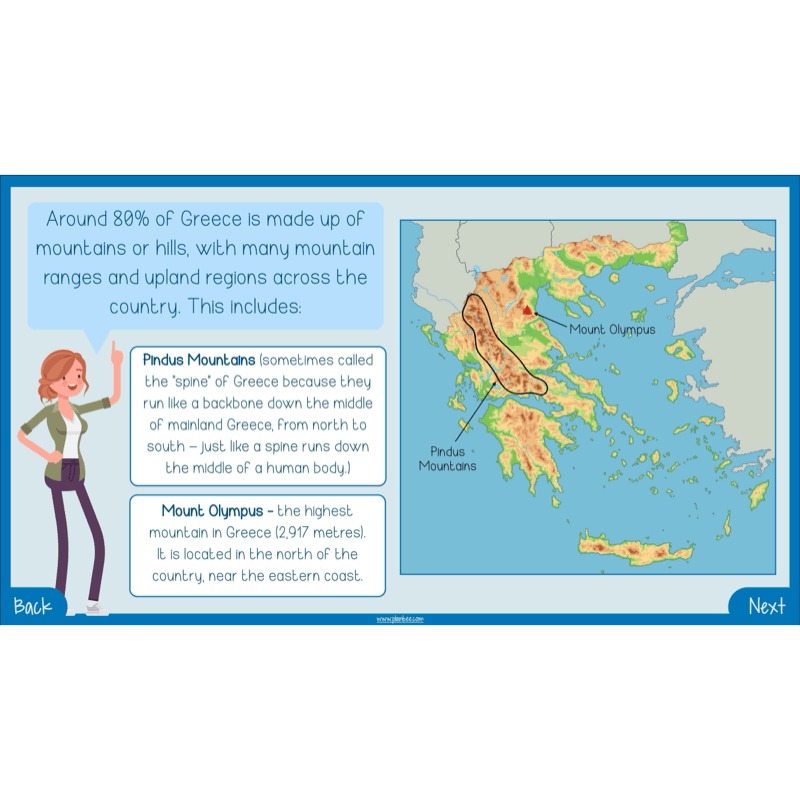 PlanBee Greece Today | KS2 Geography Lesson Pack