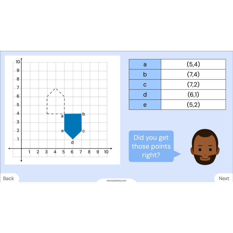 PlanBee Grids and Coordinates Year 6 Maths Lesson by PlanBee