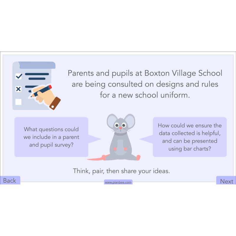 PlanBee Handling Data Year 4 Maths Lessons by PlanBee