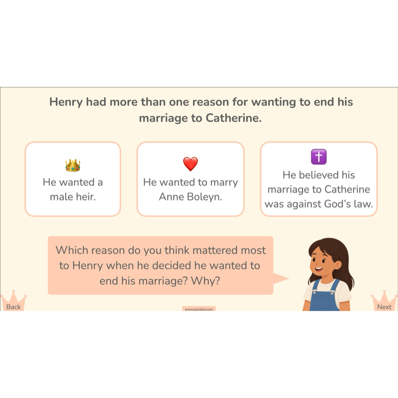 PlanBee Henry VIII and his Six Wives KS2 History Lessons