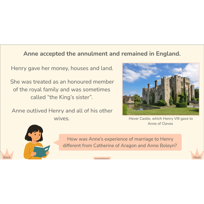 PlanBee Henry VIII and his Six Wives KS2 History Lessons