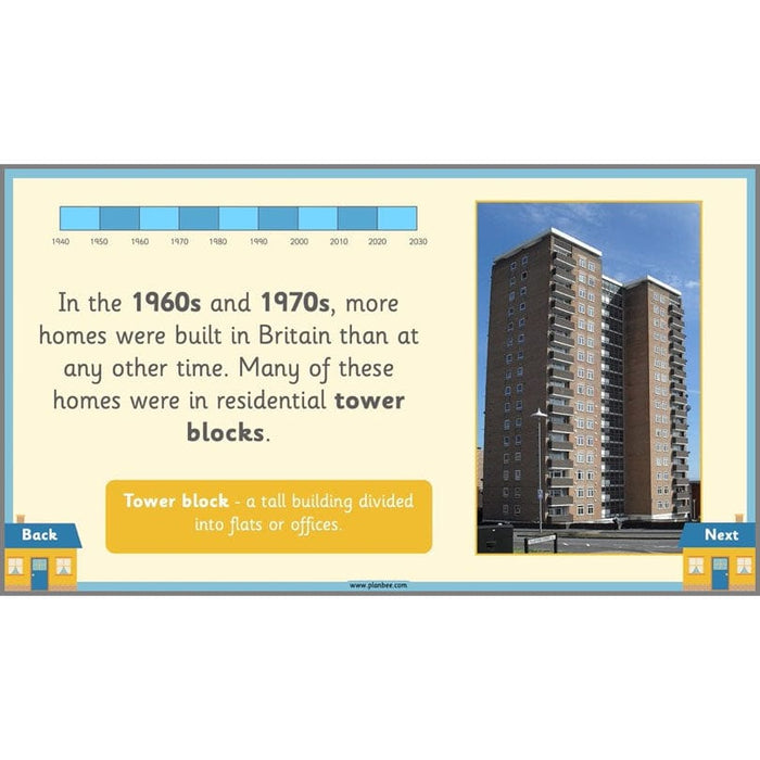 PlanBee KS1 Homes in the Past History Lesson Pack by PlanBee