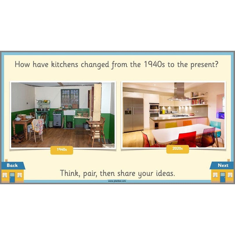 KS1 Homes in the Past History Lesson Pack by PlanBee