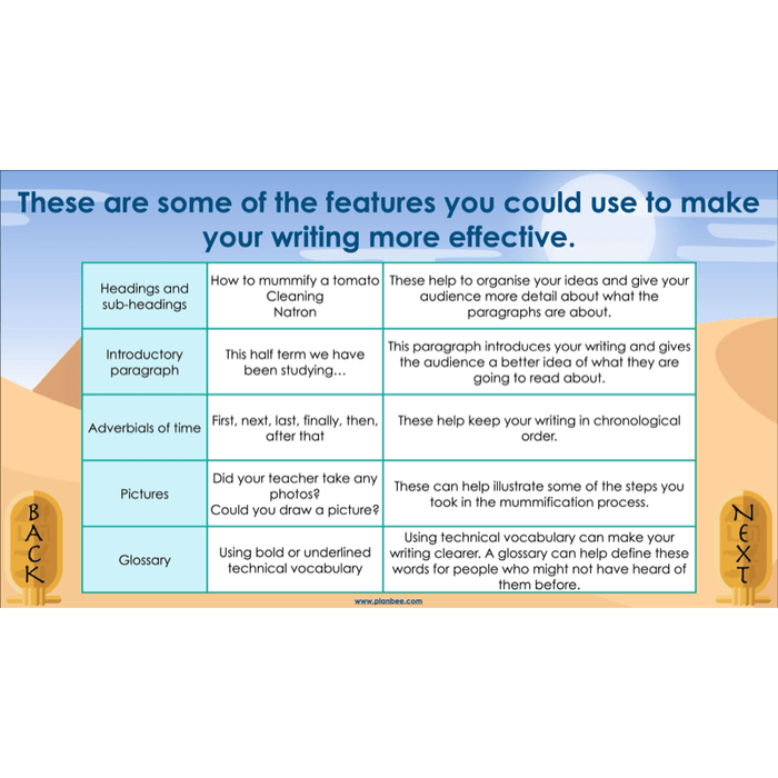 PlanBee Explanation Texts: How to Mummify a Tomato | KS2 English