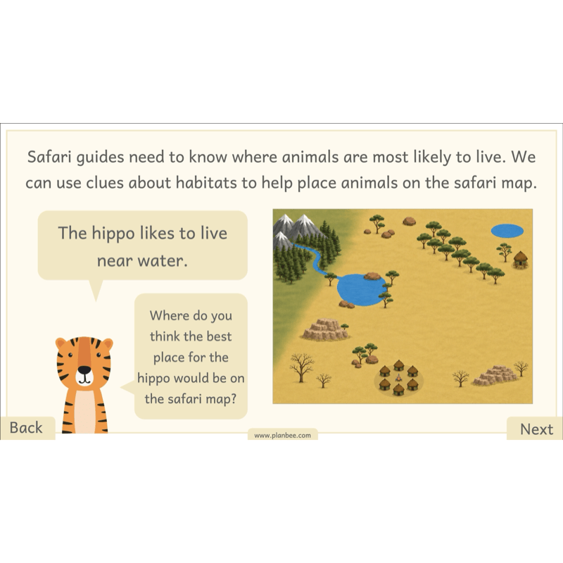 PlanBee Let's go on Safari | Kenya KS1 Geography Lesson Pack