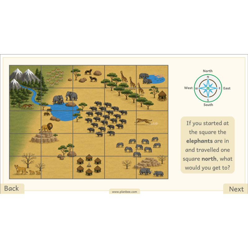 PlanBee Let's go on Safari | Kenya KS1 Geography Lesson Pack