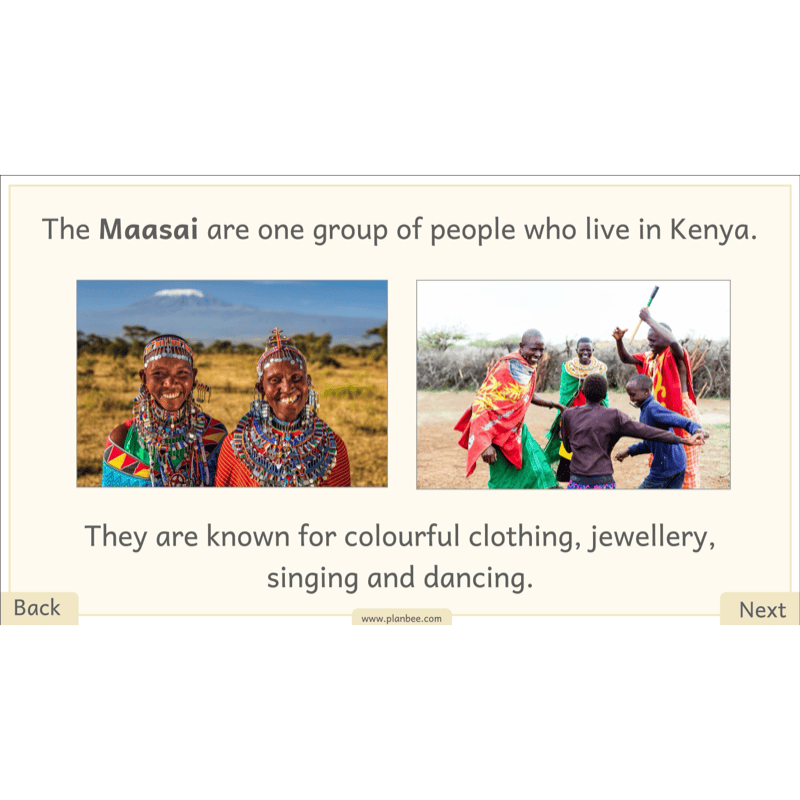 PlanBee Let's go on Safari | Kenya KS1 Geography Lesson Pack
