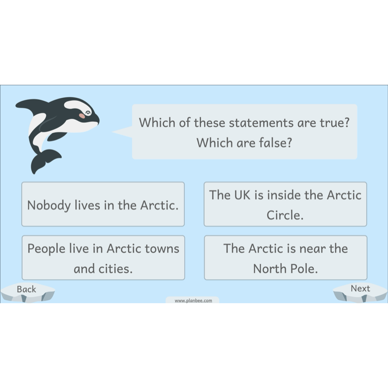 PlanBee Let's go to the Arctic KS1 Geography Lesson Pack
