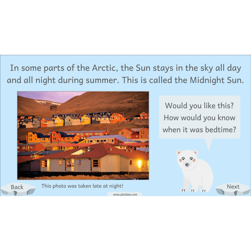 PlanBee Let's go to the Arctic KS1 Geography Lesson Pack