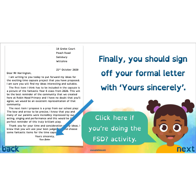 PlanBee Letters to my Future Self | Year 6 FREE English Pack