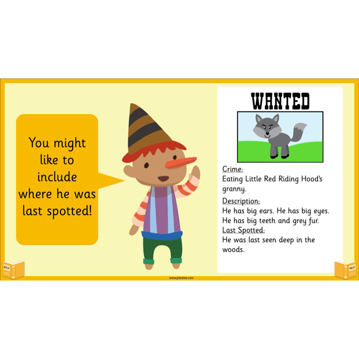 PlanBee Traditional Tales: Little Red Riding Hood | KS1 English Pack