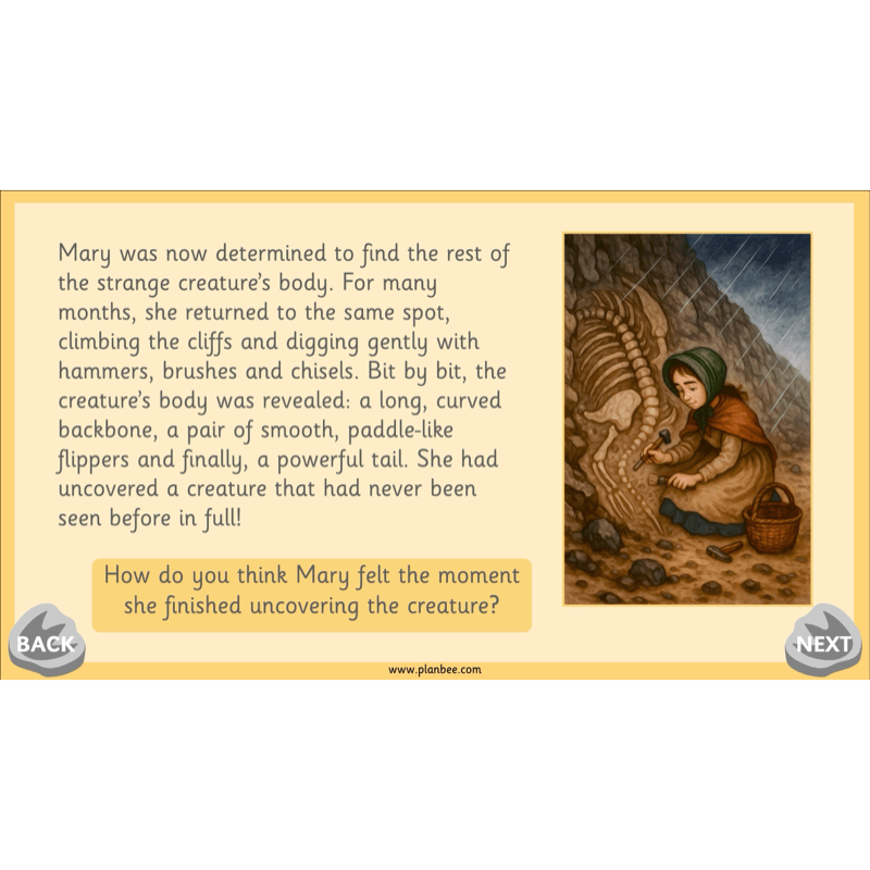 PlanBee Mary Anning KS1 | History Lesson Pack 