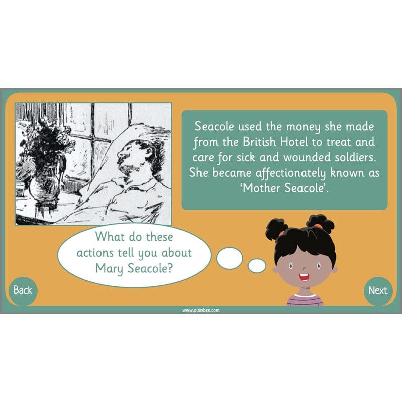 PlanBee Mary Seacole History KS1 lessons by Planbee