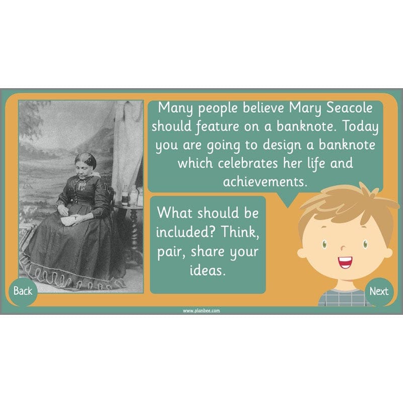 PlanBee Mary Seacole History KS1 lessons by Planbee