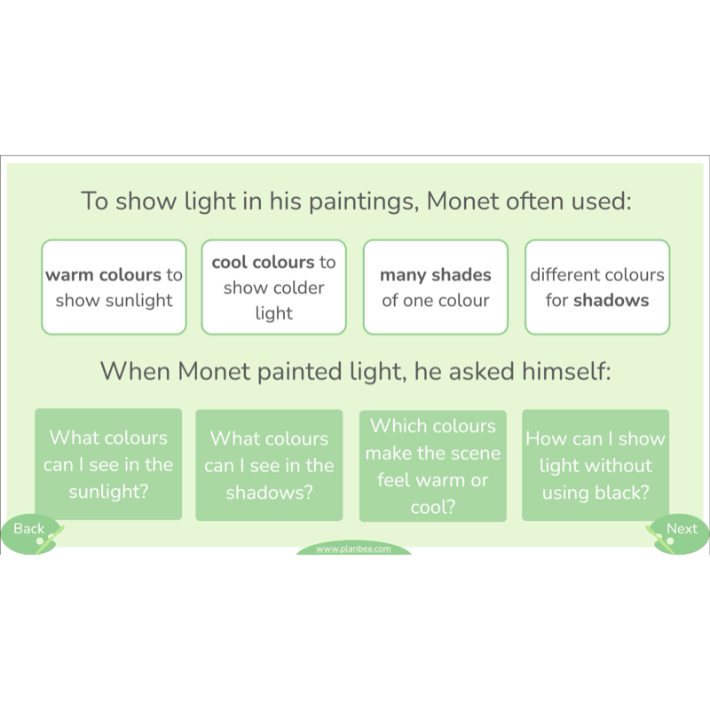 PlanBee Monet and the Impressionists | KS2 Art Lessons