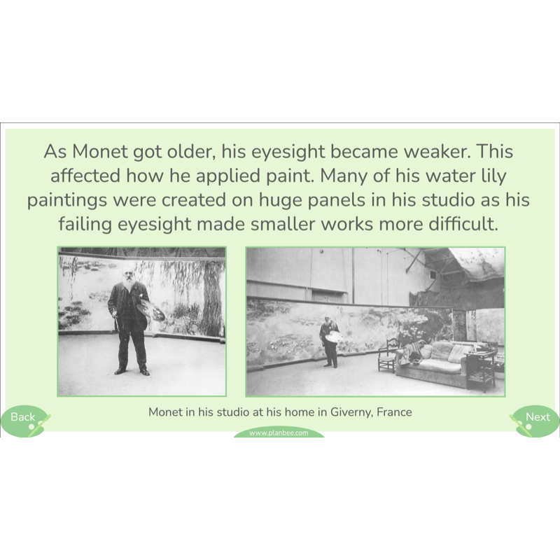 PlanBee Monet and the Impressionists | KS2 Art Lessons