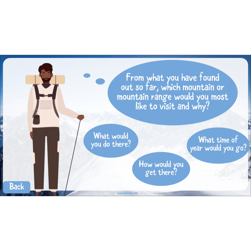 PlanBee Mountains KS2