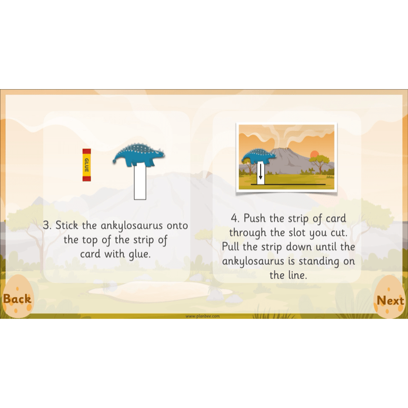 PlanBee Moving Dinosaurs KS1 | DT lessons