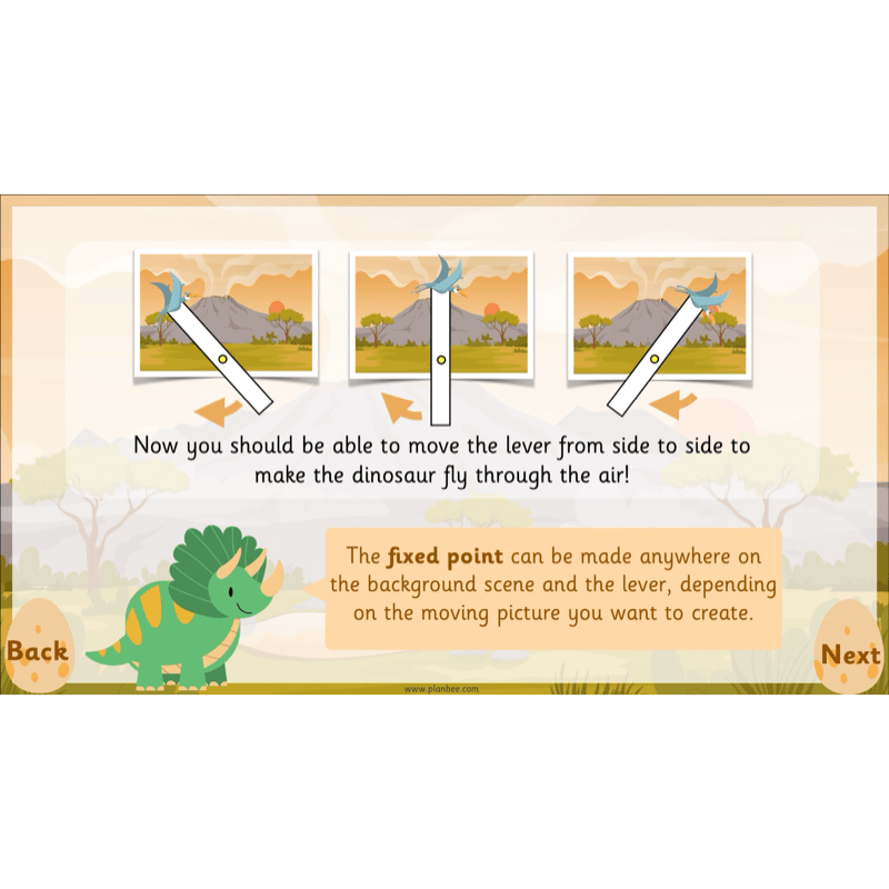 PlanBee Moving Dinosaurs KS1 | DT lessons