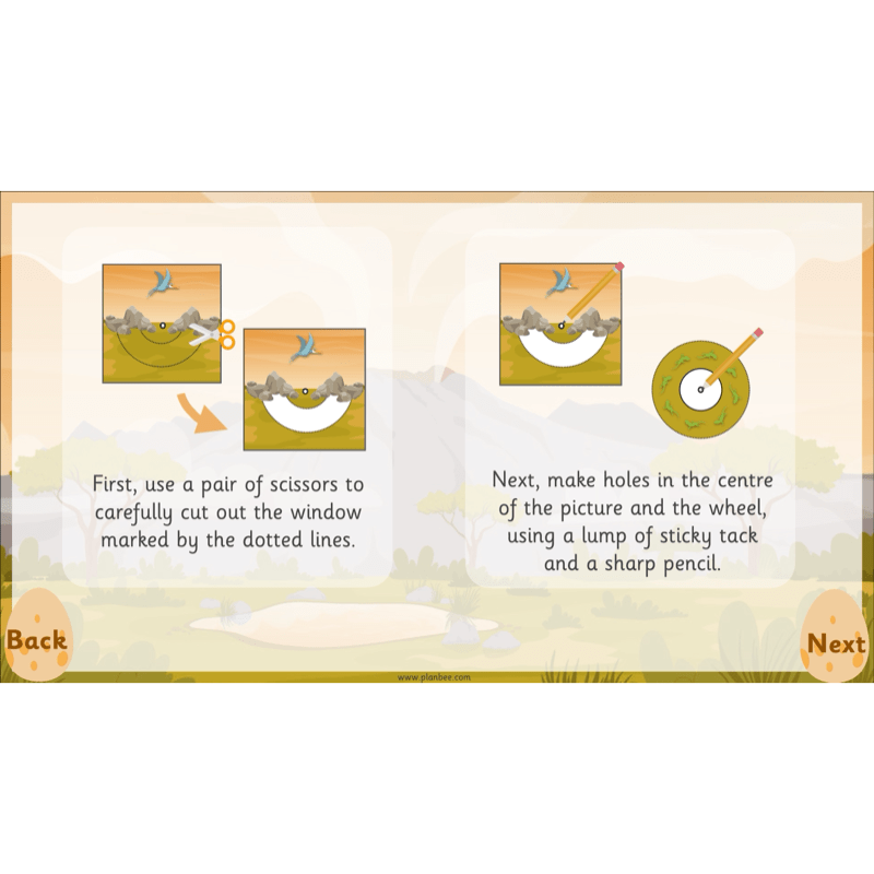 PlanBee Moving Dinosaurs KS1 | DT lessons