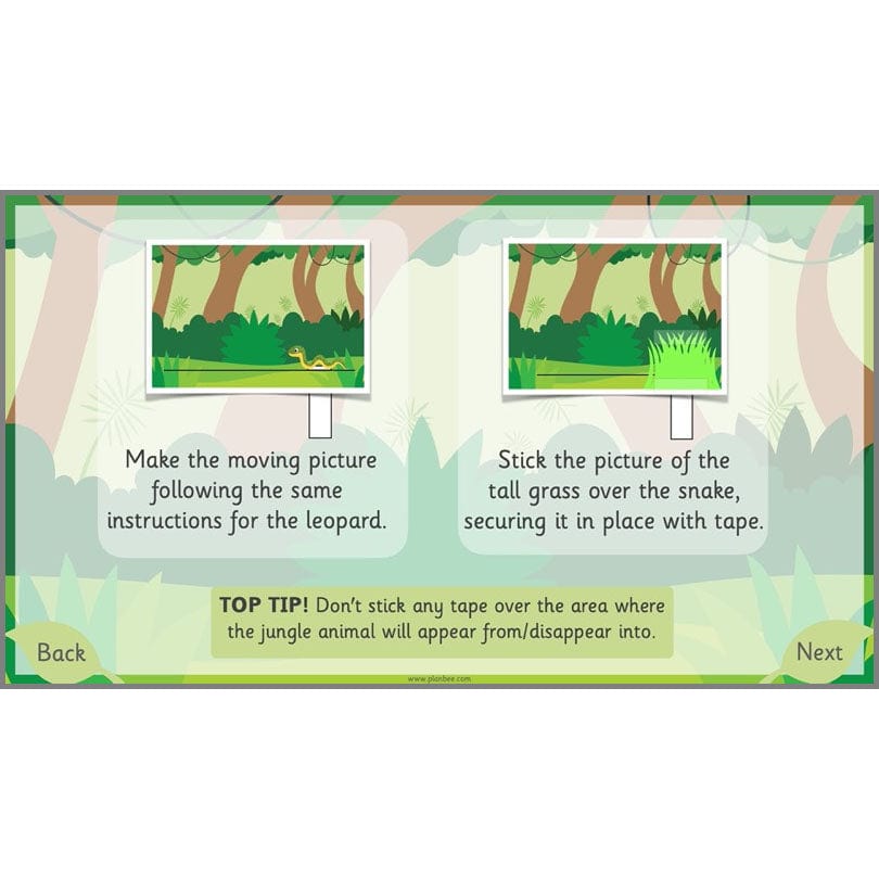 PlanBee Jungle-themed Sliders and Levers KS1 Lesson Pack | PlanBee