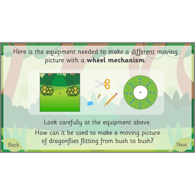PlanBee Jungle-themed Sliders and Levers KS1 Lesson Pack | PlanBee