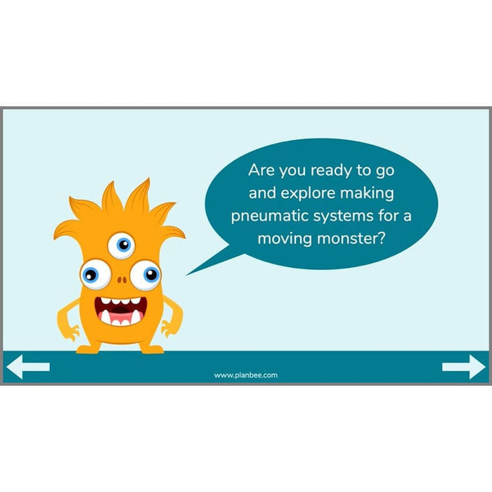 PlanBee Moving Monsters Year 3 KS2 Pneumatics Lessons by PlanBee