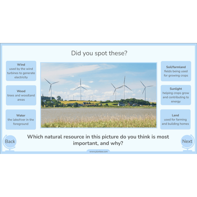 PlanBee Natural Resources KS2 Geography Lesson Pack