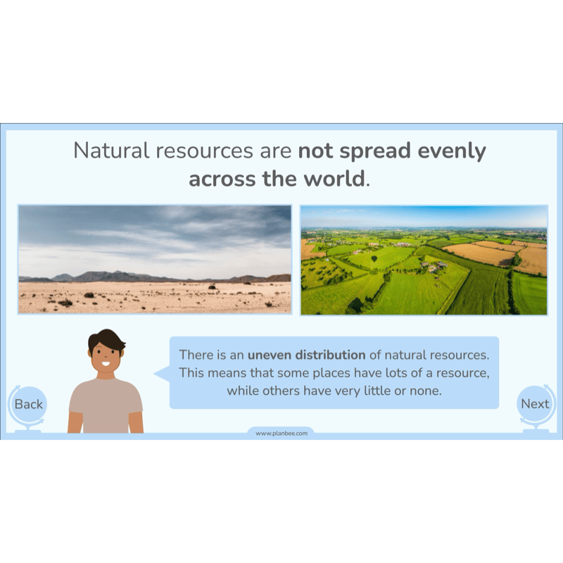 PlanBee Natural Resources KS2 Geography Lesson Pack