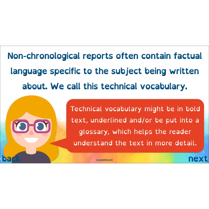 PlanBee Non-chronological Reports Year 6 English Planning