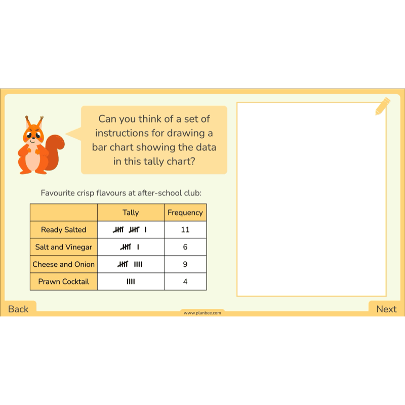 PlanBee Year 3 Statistics Organising Data PlanBee Maths Lesson