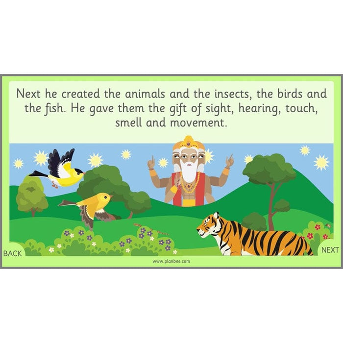 PlanBee Our Wonderful World - Creation Stories KS1 RE by PlanBee