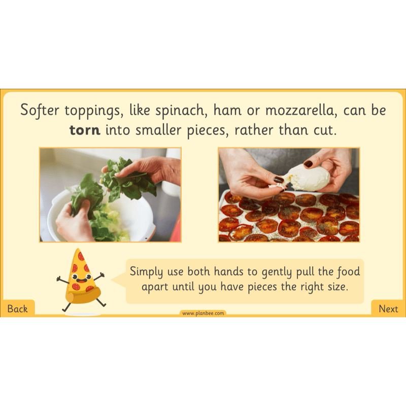 PlanBee Perfect Pizzas KS1 DT Lesson Pack