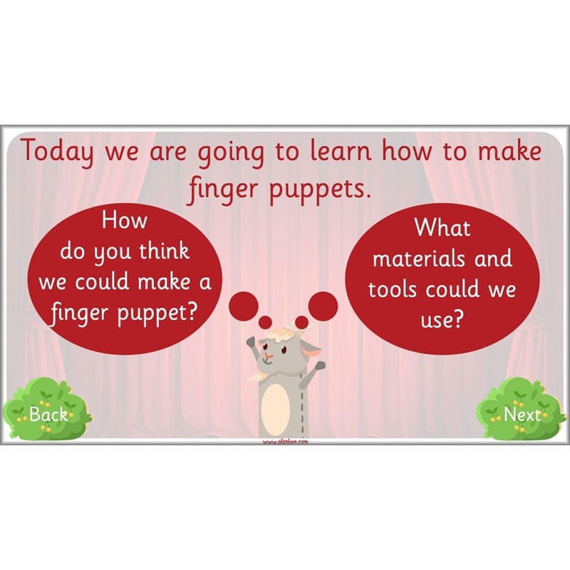 PlanBee Puppets KS1 DT Lesson Planning Pack for Year 2 by PlanBee