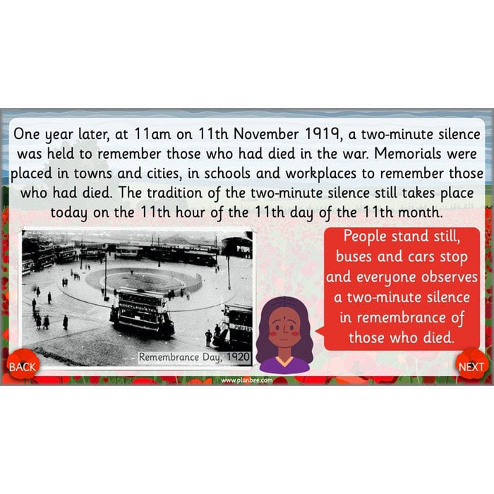 PlanBee KS1 Remembrance Day Lesson | Year 2 History Planning