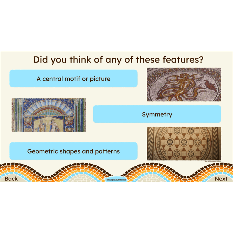PlanBee Roman Mosaics KS2 Art Planning