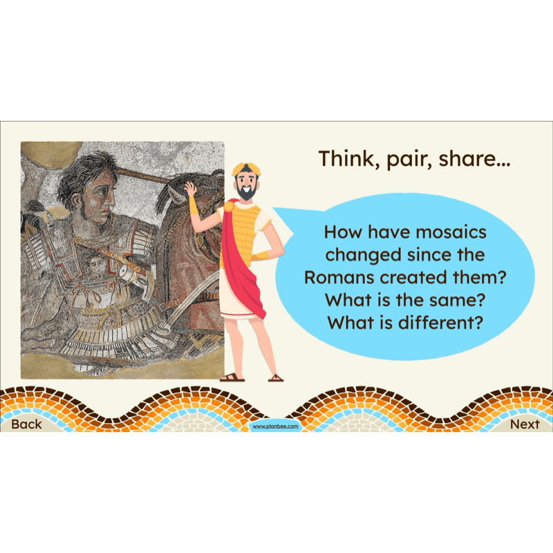 PlanBee Roman Mosaics KS2 Art Planning