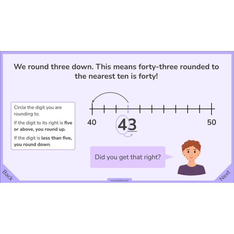 PlanBee Rounding and Ordering Numbers Year 4 Place Value by PlanBee