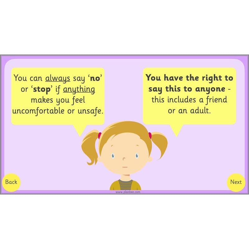 PlanBee Safe Spaces and Boundaries PSHE KS1 lessons by PlanBee