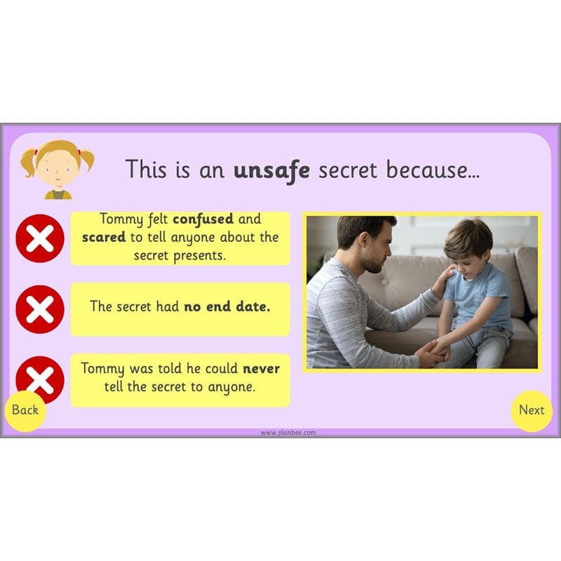 PlanBee Safe Spaces and Boundaries PSHE KS1 lessons by PlanBee