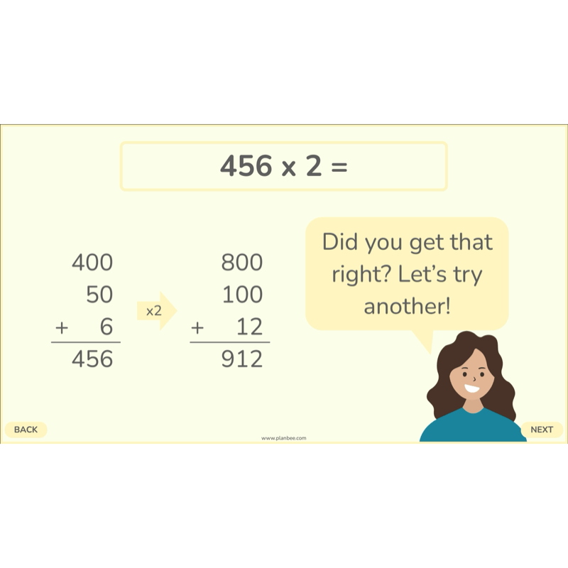 PlanBee Doubling and Halving Year 4 Maths Lessons by PlanBee