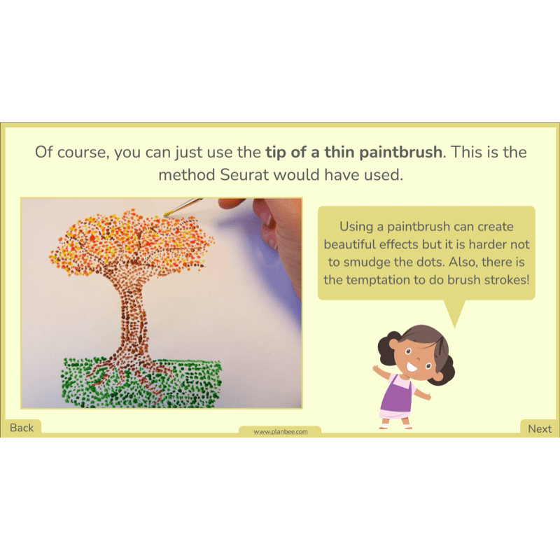 PlanBee Seurat and Pointillism KS2 Lesson Plans and Art Projects