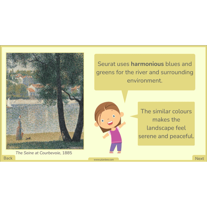 PlanBee Seurat and Pointillism KS2 Lesson Plans and Art Projects