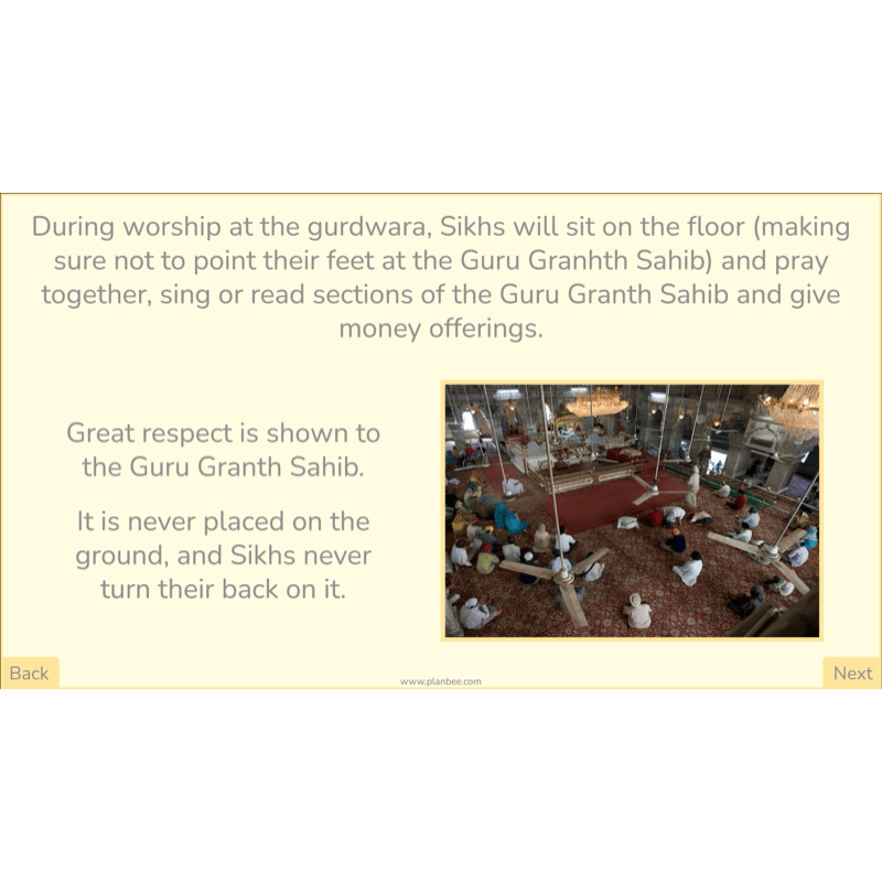 PlanBee KS2 Sikh Worship and Community KS2 lesson plans by PlanBee