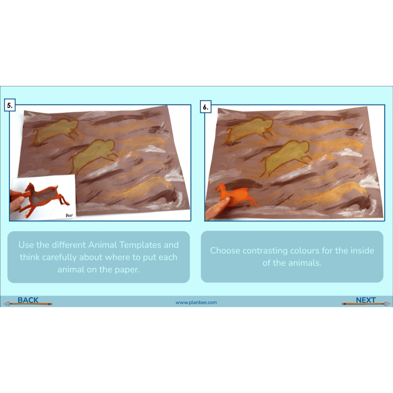 PlanBee Stone Age Art KS2 lessons