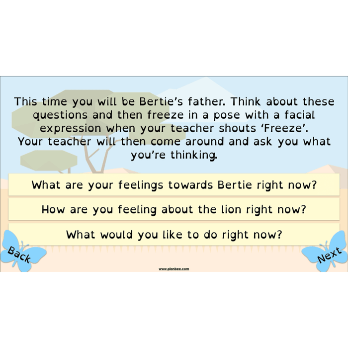 PlanBee The Butterfly Lion: Balanced Arguments KS2 Lesson Pack