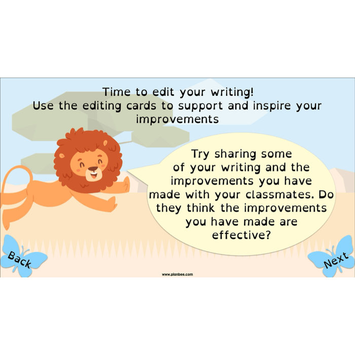 The Butterfly Lion: Balanced Arguments