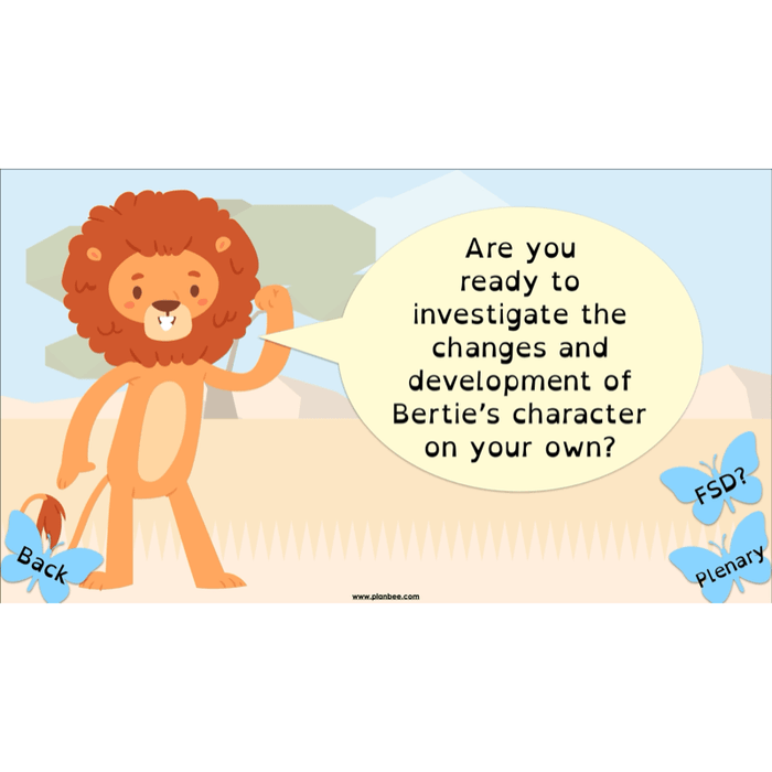 PlanBee FREE Mini-scheme | The Butterfly Lion Reading Skills KS2