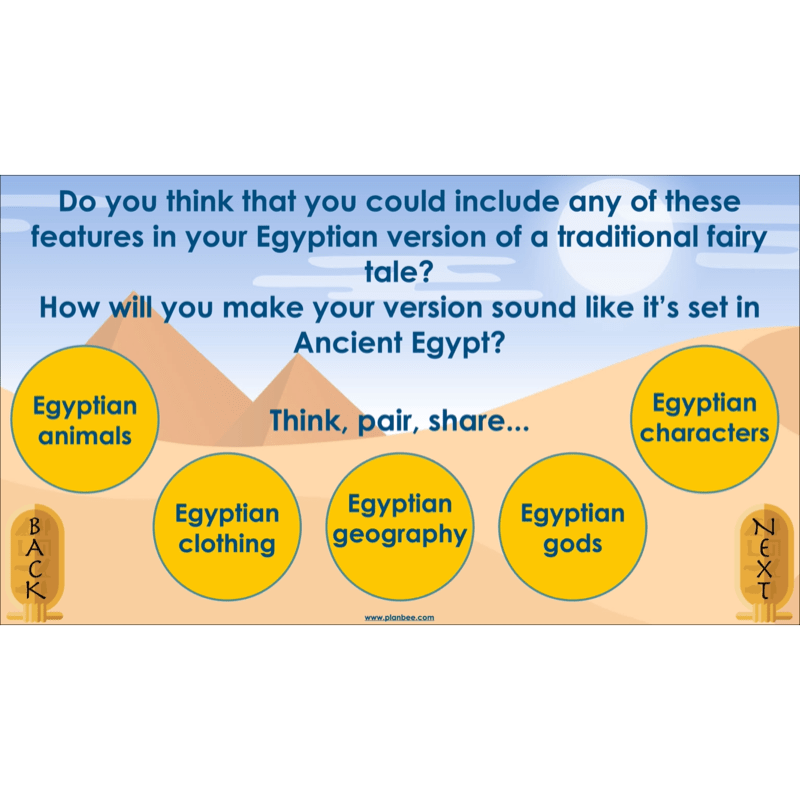 PlanBee The Egyptian Cinderella Planning Pack for KS2